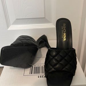 Black Fashion Nova Heels